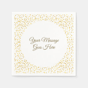 Goldene Liebe Herzlich Willkommen in der Posta Serviette