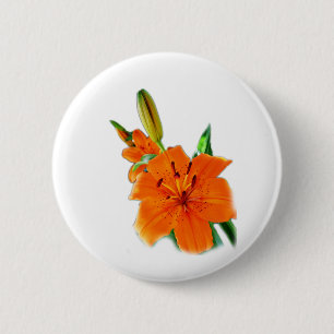 Goldene Lilie Button