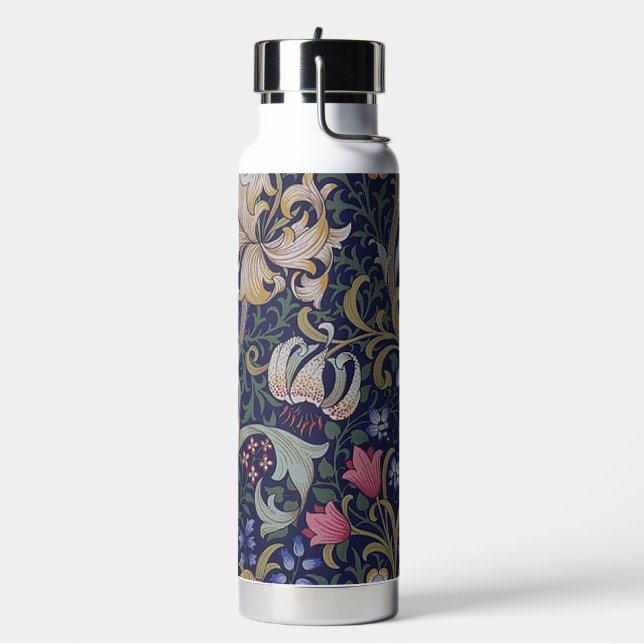 Goldene Lilie, William Morris Trinkflasche (Links)