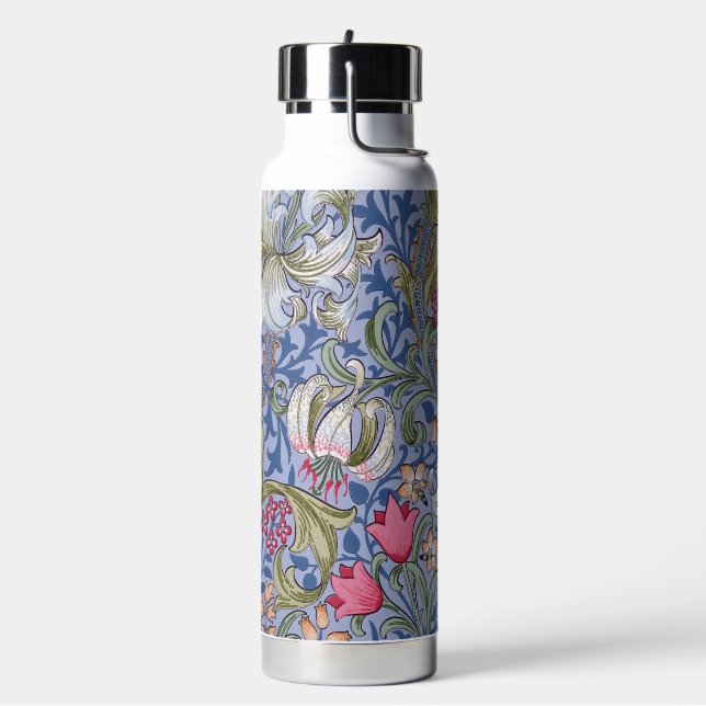 Goldene Lilie, William Morris Trinkflasche (Links)