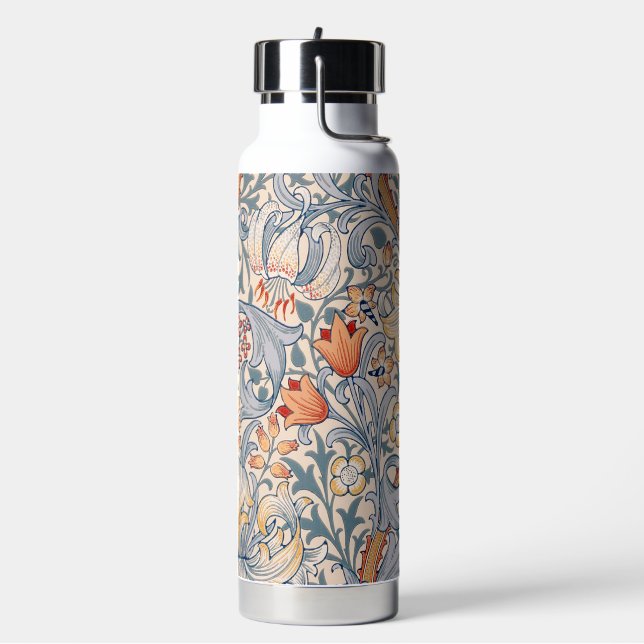 Goldene Lilie, William Morris Trinkflasche (Links)