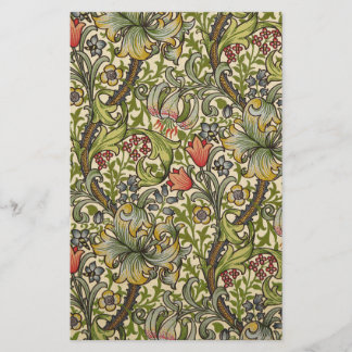 Goldene Lilie William Morriss Briefpapier