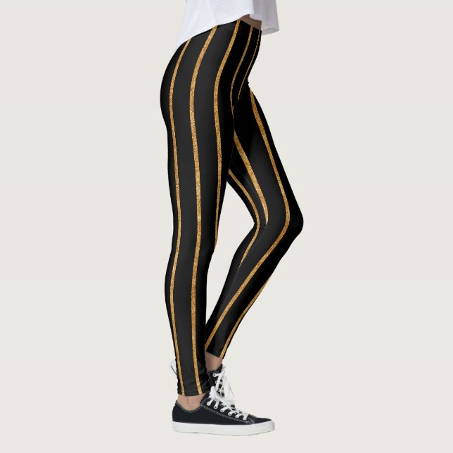 goldene Linie kosmisches Leggings (Rechts)