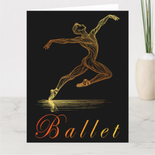 Goldene Linie Kunst, Dichtung und Musik Banca del Dankeskarte