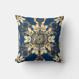 Goldene Locken, orientalisch vintage Muster. Kissen
