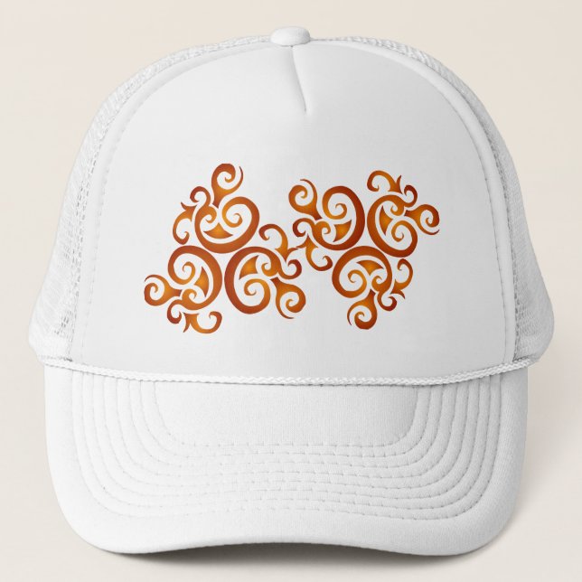 Goldene Locken Truckerkappe (Vorderseite)