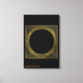 Goldene Lorbeer Majestät Moderne Klassiker Leinwan Leinwanddruck