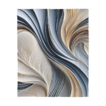 Goldene Luft - Weich blauer und goldener Faden Abs