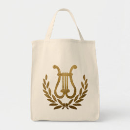 Goldene Lyra-Tasche Tragetasche