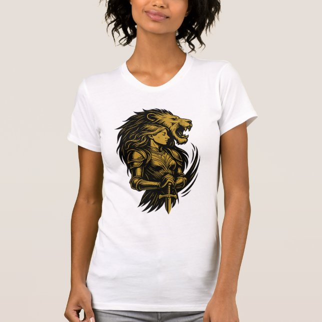 Goldene Majestät: Das Rot des Powers T-Shirt (Vorderseite)