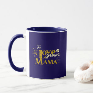 Goldene Mama Bär Liebe Wächst Tasse