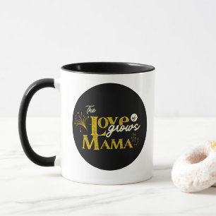 Goldene Mama Bär Liebe Wächst Tasse