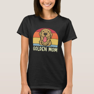 Goldene Mama Golden Retriever Hundemama für Frauen T-Shirt