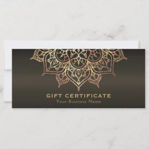 Goldene Mandala Erdiges Braun Modernes Geschenkgut