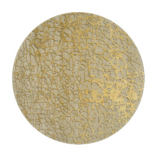 Goldene Marmorierung: Grunge-Textur-Design Schneidebrett