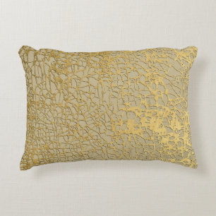 Goldene Marmorierung: Grunge-Texturdesign Dekokissen