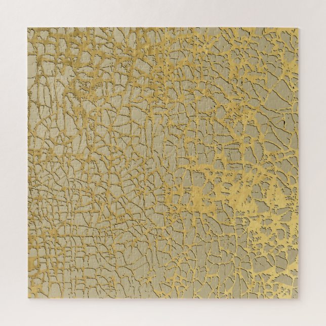 Goldene Marmorierung: Grunge-Texturdesign Puzzle (Vertikal)