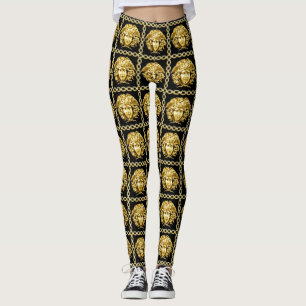 Goldene Medusa in Chains Leggings
