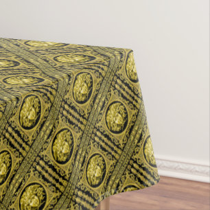 Goldene Medusa Tischdecke