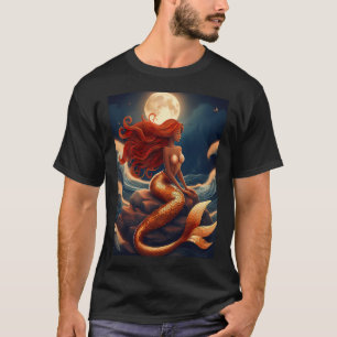 Goldene Meerjungfrau T-Shirt