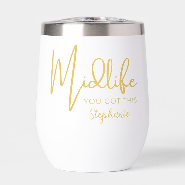 Goldene Midlife – Du Schaffst Das – 50. Geburtstag (Vorderseite)