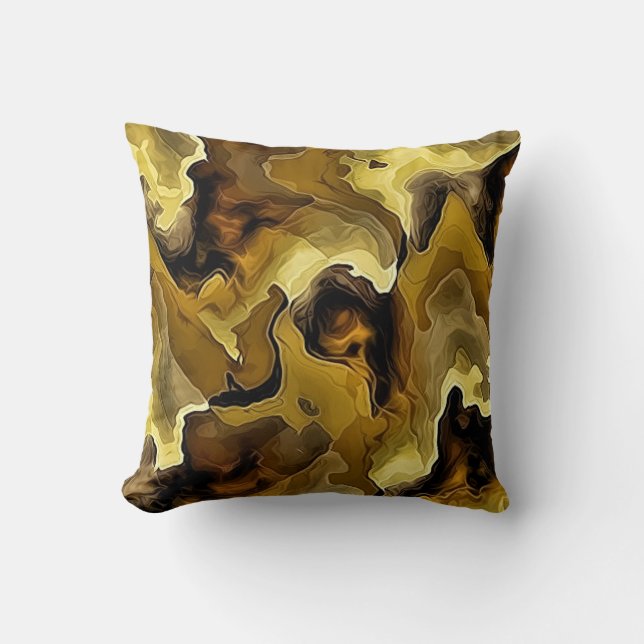 Goldene Mischung Kissen (Vorderseite)