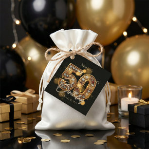 Goldene mit Diamanten besetzte Luxus-Schwarze 50.  Geschenkanhänger