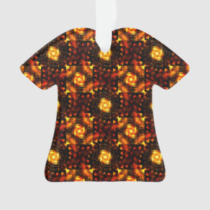 Goldene moderne boho elegante abstrakte Kunst Must Ornament