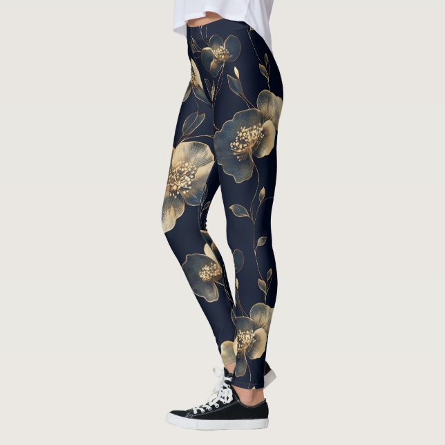 Goldene Mohnblume Leggings (Links)