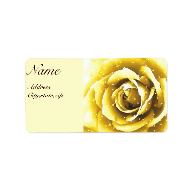 Goldene Momente_ Adressaufkleber (Vorne)