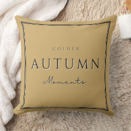 Goldene Momente Herbst Pillow Cosy Fall Zuhause Kissen