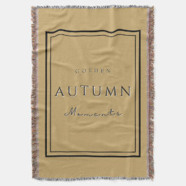 Goldene Momente im Herbst Blanket-Cosy Fall Zuhaus Decke