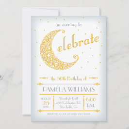 Goldene Mondfeier Einladung