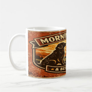 Goldene Morgen & Dunkle Röstungen - Golden Retriev Kaffeetasse