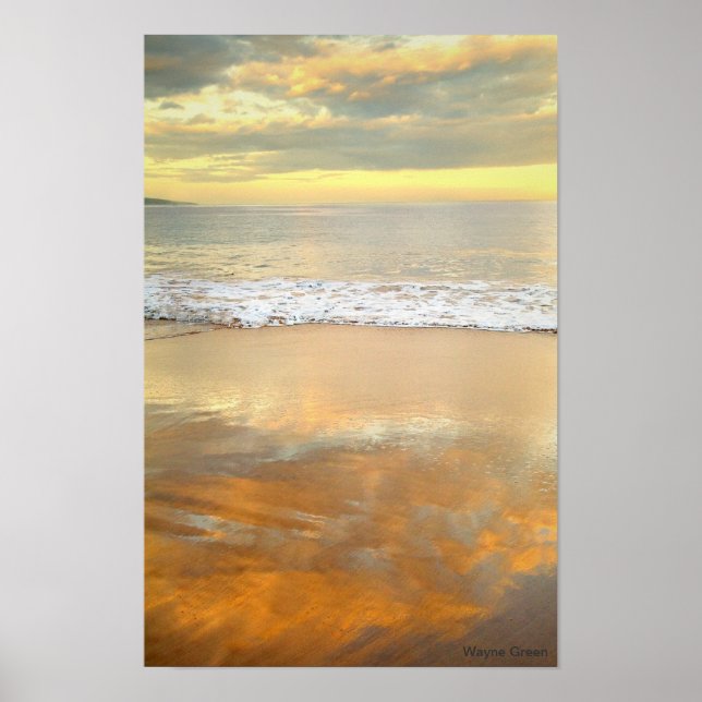 Goldene Morgendämmerung - Maui Poster (Vorne)