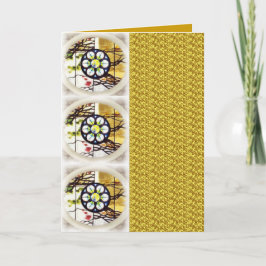 Goldene Mosaik-Karte Karte