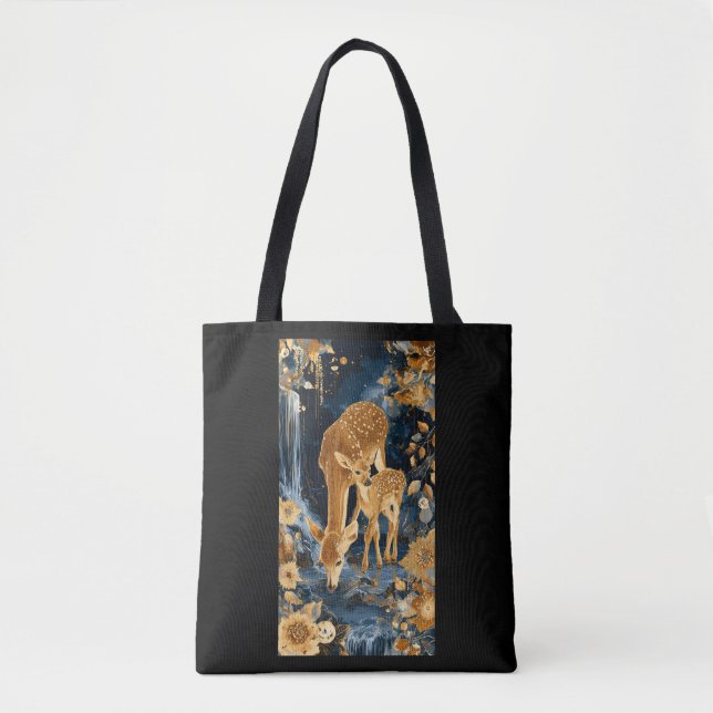 Goldene Mutterhirsch-Tasche (Vorderseite)