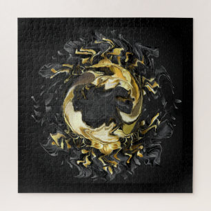 Goldene Nacht Puzzle