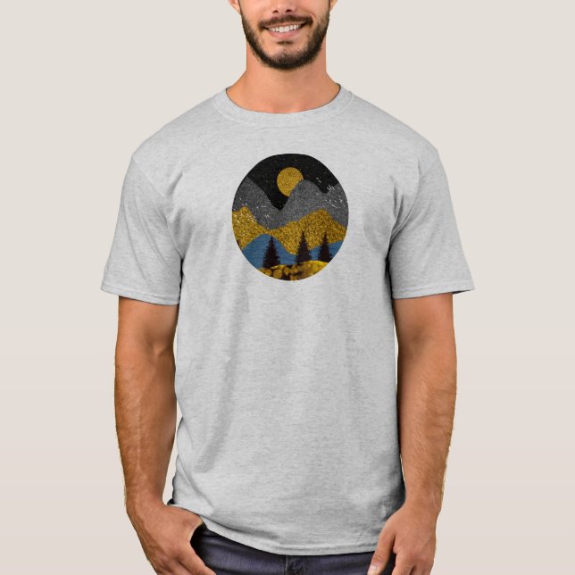 Goldene Nacht T-Shirt (Vorderseite)