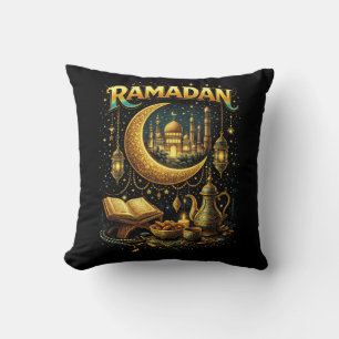 Goldene Nächte des Ramadan Kissen
