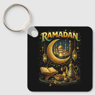 Goldene Nächte des Ramadan Schlüsselanhänger