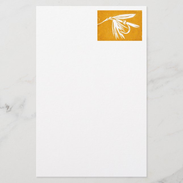 "Goldene Nassfliege" Briefpapier (Vorderseite)