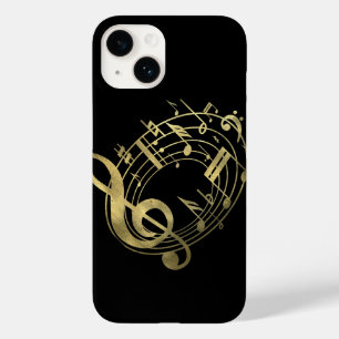 Goldene Noten in ovaler Form Case-Mate iPhone Hülle