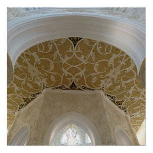 Goldene Obergrenze 20" x 20",Posterpapier,Halbglan Poster