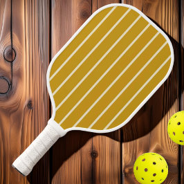 Goldene Ockerfarbe aus dem Mittelalter Pickleball Schläger