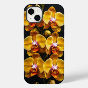 ✨ Goldene Orchideenblüten Eleganz 💛 Exotische Blu Case-Mate iPhone 14 Plus Hülle
