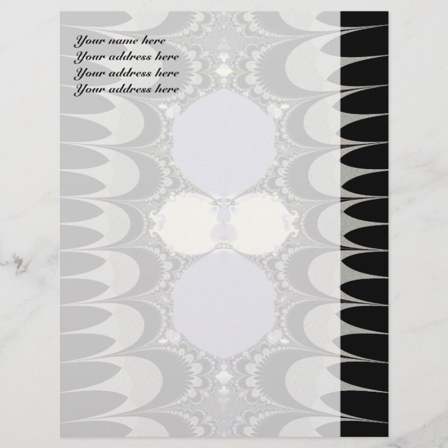 Goldene Ornamente, maßgeschneiderte Letterhead Briefkopf (Vorderseite)