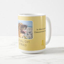 Goldene Osteosarcoma Seite-an-Seite Ehrung Kaffeetasse