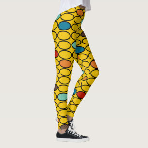 Goldene Ovale der 1970er Jahre Leggings