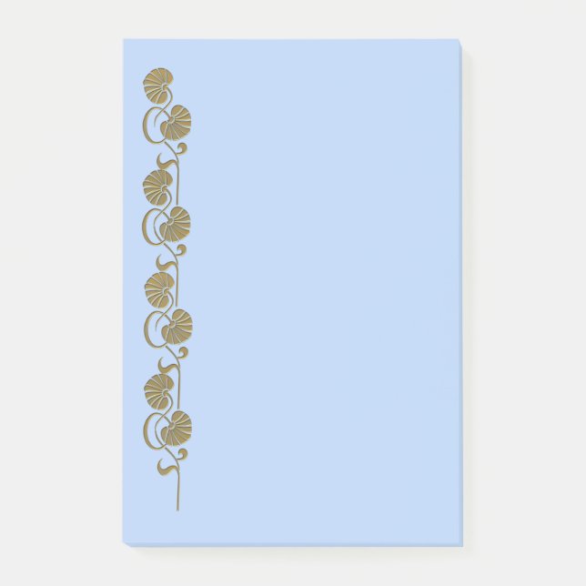 "goldene" Palme Post-it Klebezettel (Vorderseite)